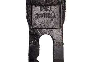 Flat Hydraulic Auger Tooth with Hardfacing