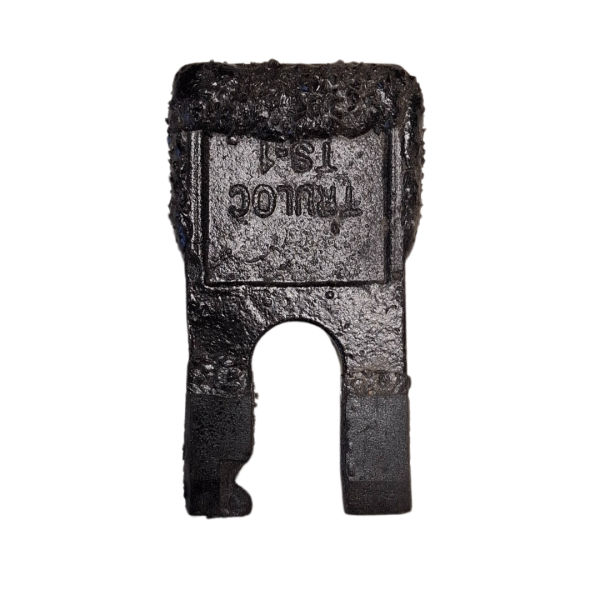 Flat Hydraulic Auger Tooth with Hardfacing