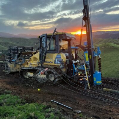 Bulldozer Post Driver Mounting Kit